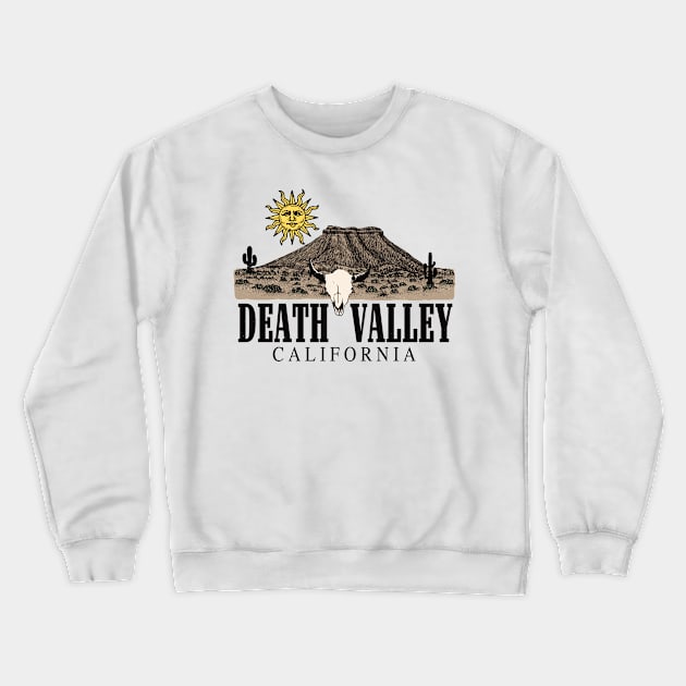 Death Valley California Crewneck Sweatshirt by blueversion